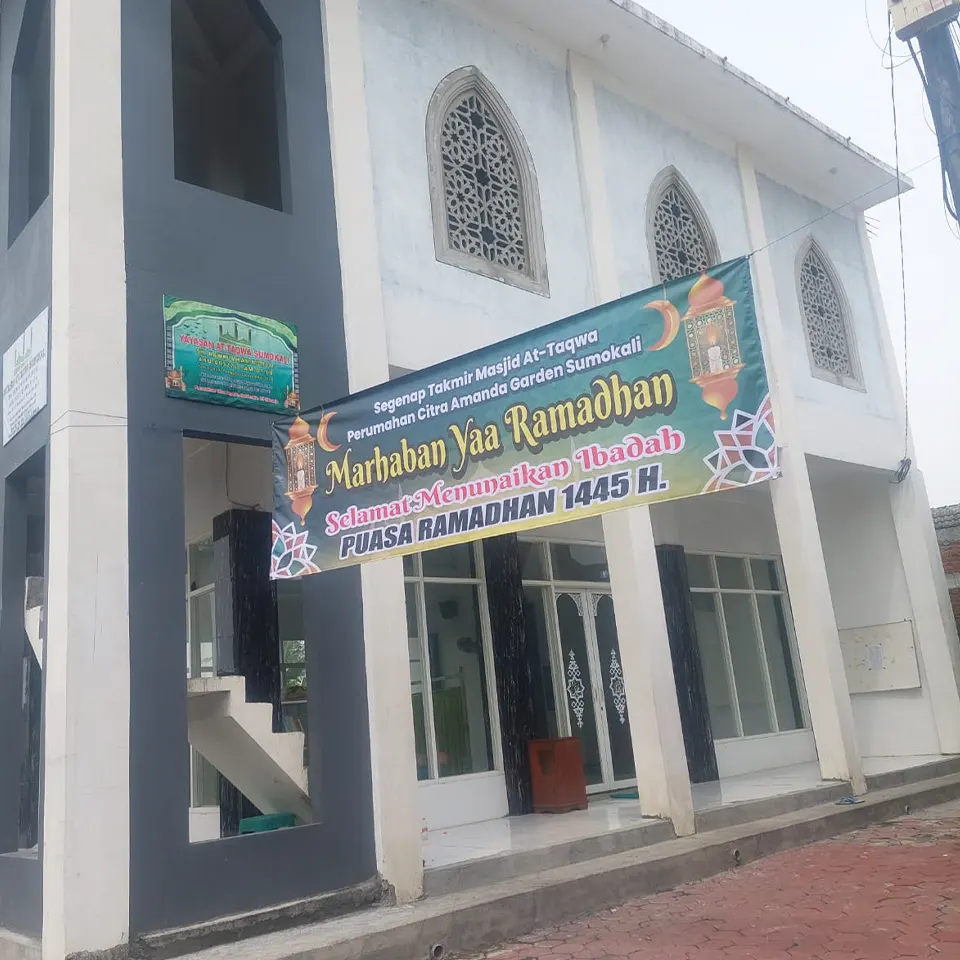 spanduk ramadhan yayasan at-taqwa